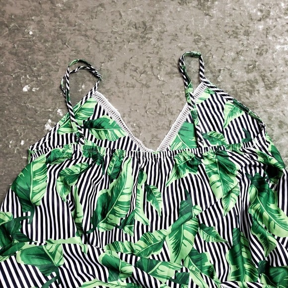 Byegreis Celeste Green Print Maxi Dress - Picture 4 of 6